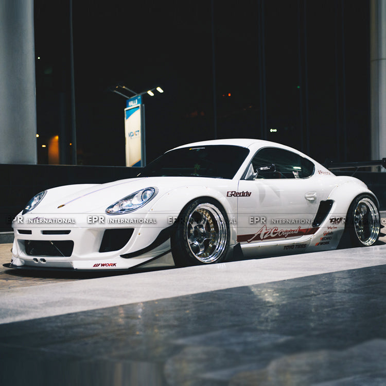 Porsche 09-12 Cayman 987.2 Gen II Facelift RB Style Front Bumper Canard