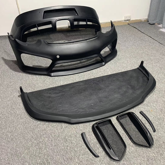 Porsche Cayman 987 GT4 Style front bumper with undertray & Fog light cover