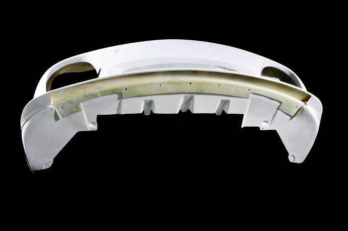 Porsche 99-01 996 TA-GT Style Front Bumper With Front Lip & Grille Mesh