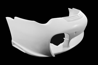 Porsche 99-01 996 TA-GT Style Front Bumper With Front Lip & Grille Mesh