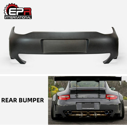 Porsche 911 997 LB Style Rear bumper (Turbo model, use late model rear light)