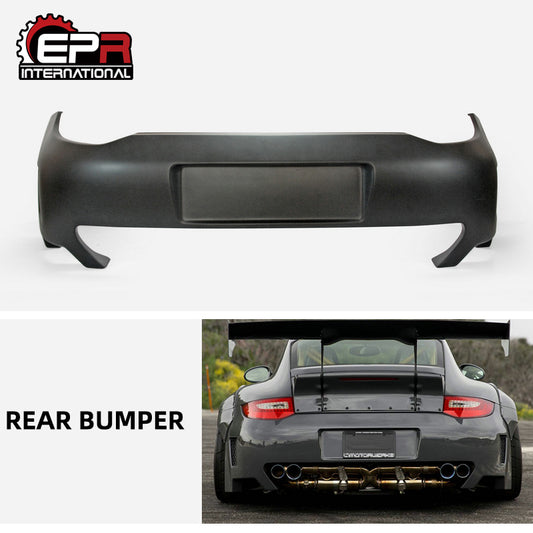 Porsche 911 997 LB Style Rear bumper (Turbo model, use late model rear light)