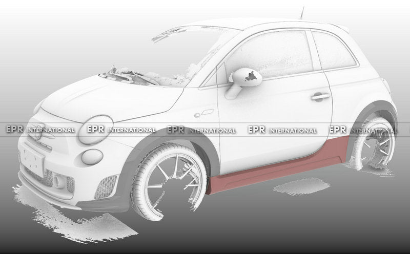 Fiat 500 S3 EPA Type wide body side skirt