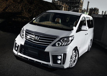 Toyota 12-14 Alphard 20 series AH20 facelifted ADM Style front lip