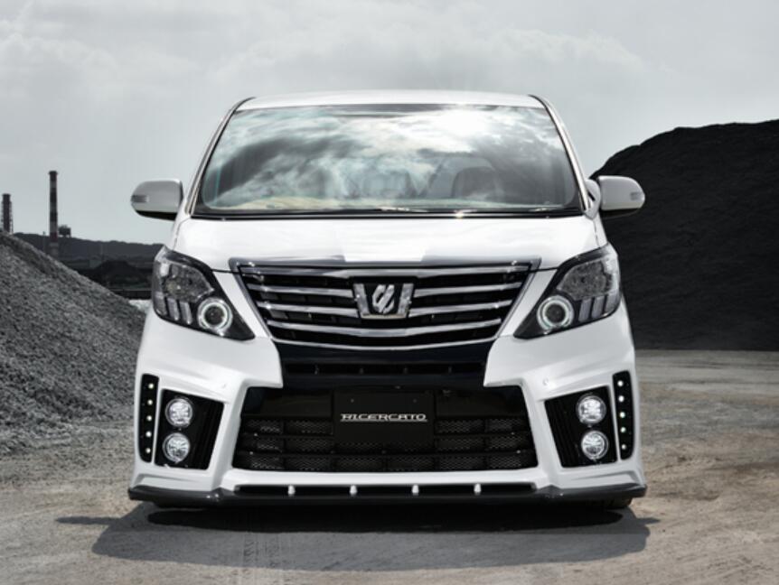 Toyota 12-14 Alphard 20 series AH20 facelifted ADM Style front lip