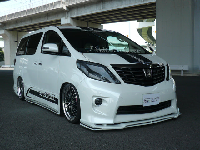 Toyota 08-11 Alphard 20 series AH20 SS style front lip (For S Type front bumper)
