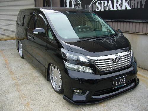 Toyota 08-15 Alphard Vellfire 20 series AH20 SS Style front lip (Can fit both OE & SS front bumper)