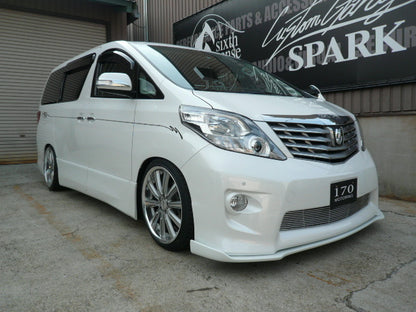 Toyota 08-11 Alphard 20 series AH20 SS2 style front lip (For S body)