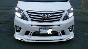 Toyota 12-14 Alphard 20 series AH20 TMK Style Front lip