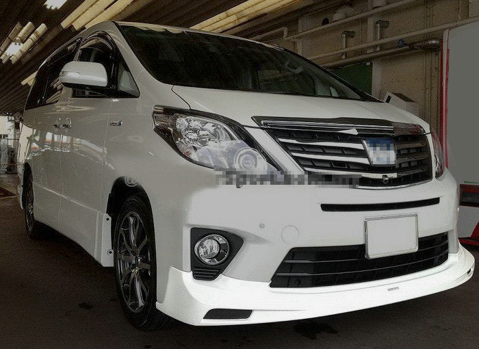 Toyota 12-14 Alphard 20 series AH20 TR Style front lip (Facelift)  (For S body)