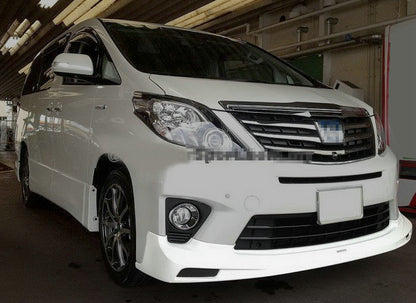 Toyota 12-14 Alphard 20 series AH20 TR Style front lip (Facelift)  (For S body)