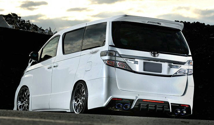 Toyota 08-15 Alphard Vellfire 20 series AH20 ADM Style rear bumper