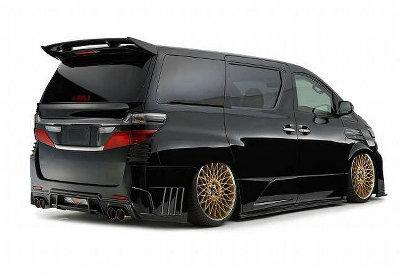 Toyota 08-15 Alphard Vellfire 20 series AH20 SS Style rear bumper