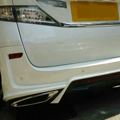 Toyota 08-15 Alphard Vellfire 20 series AH20 WD Style rear bumper