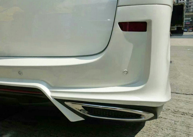 Toyota 08-15 Alphard Vellfire 20 series AH20 WD Style rear bumper