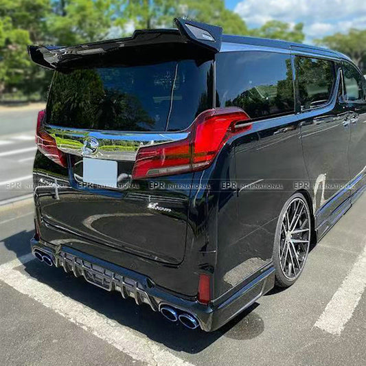 Toyota 15 onwards Alphard Vellfire 30 series AH30 ROW Type rear spoiler