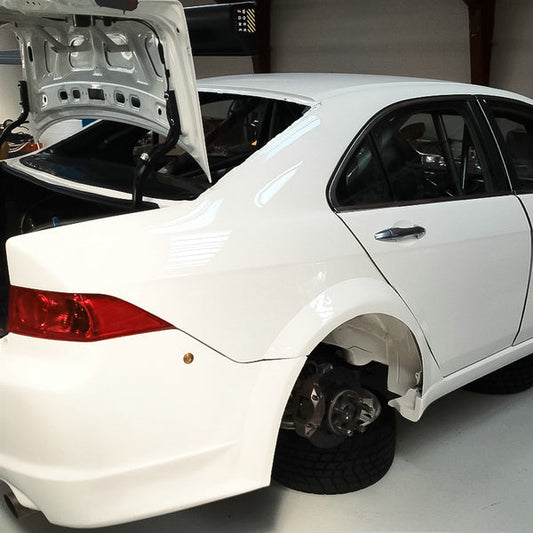 HONDA 05-08 Accord CL7 WTCC Type wide rear fender flares 4Pcs (Facelift)