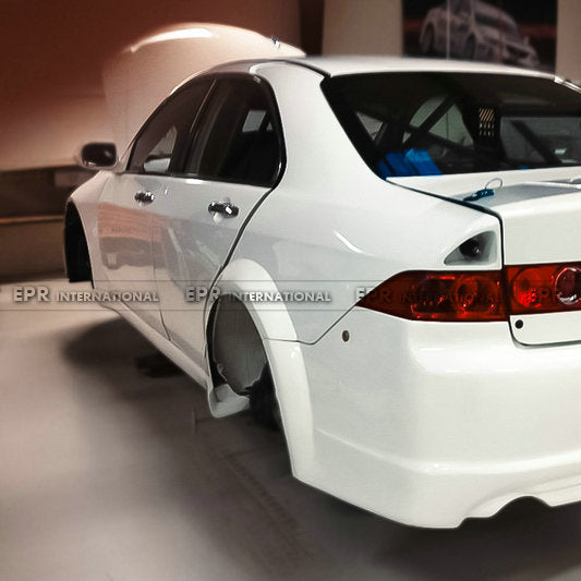 HONDA 05-08 Accord CL7 WTCC Type wide side skirt (Facelift)