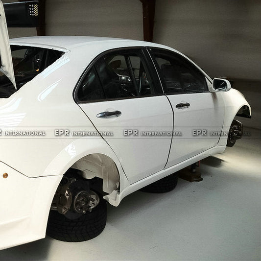 HONDA 05-08 Accord CL7 WTCC Type wide side skirt (Facelift)