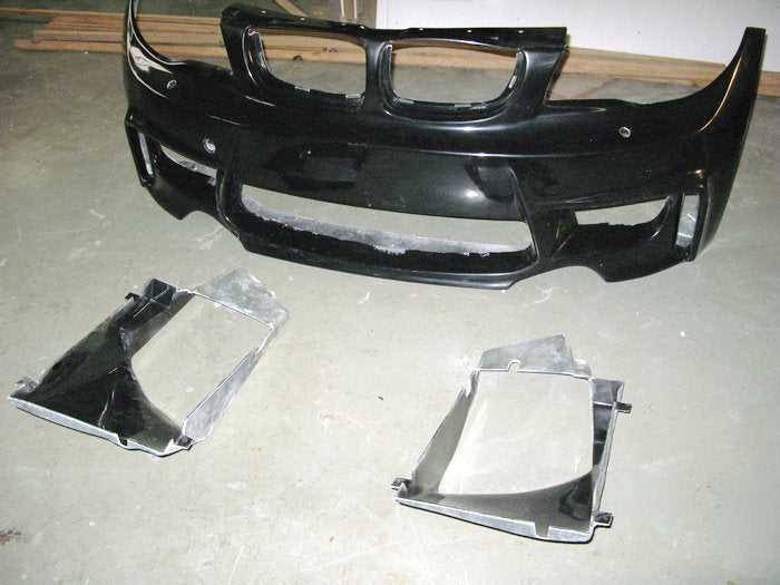 BMW E82 2 Door Coupe E88 2 Door convertible E87 5 Door Hatch 1 Series Rieger Style Front Bumper
