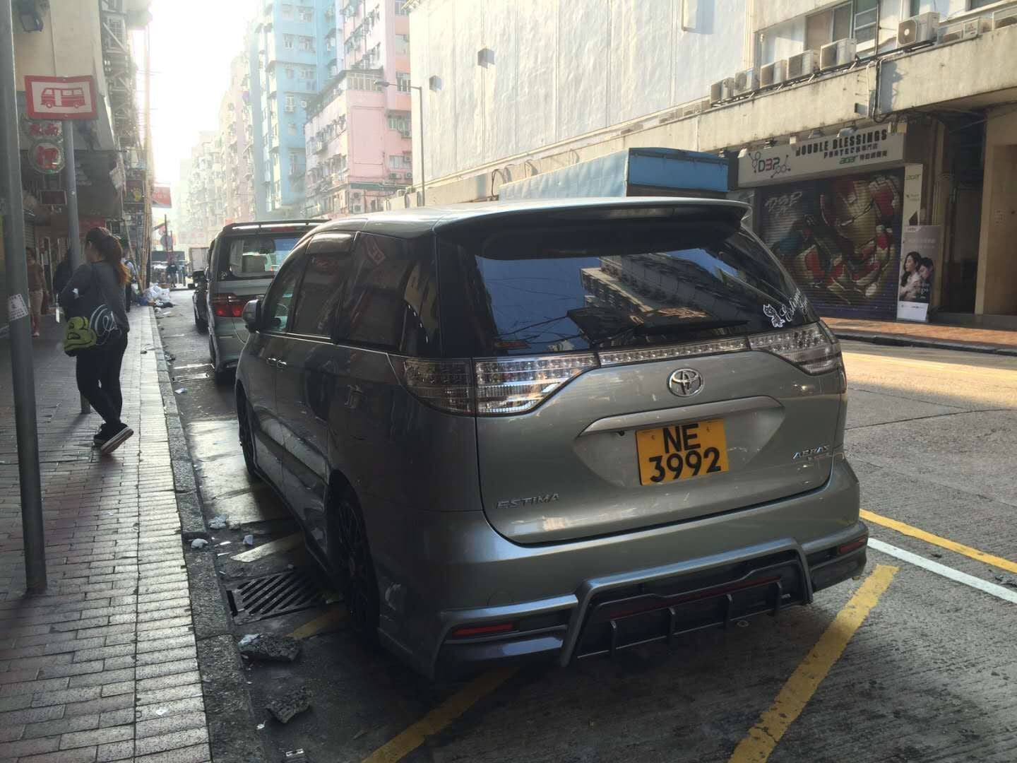 TOYOTA ESTIMA 06-17 Aeras ACR50 XR50 ADM Style Rear lip(facelifted)