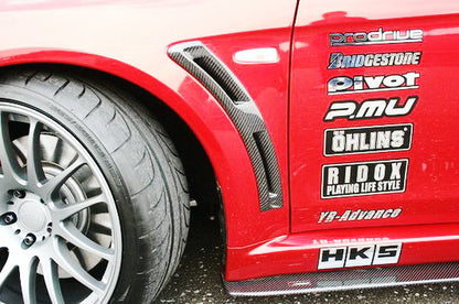 MITSUBISHI EVO 10 V-Style Front Fender Vents