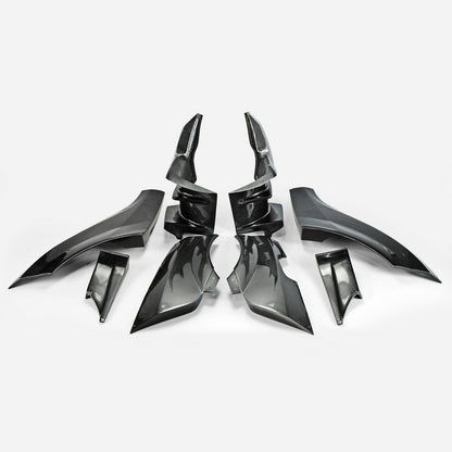 MITSUBISHI EVO 10 VRS Style Wide Ver.Wider Rear Over Fender (6Pcs)