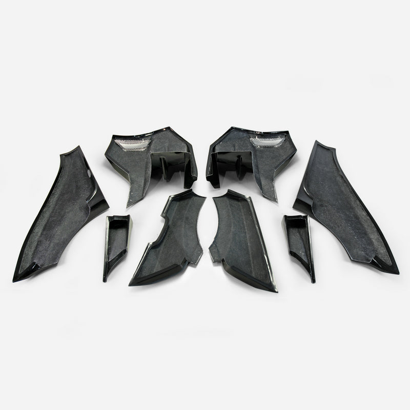 MITSUBISHI EVO 10 VRSV2 Wide Style Rear Fender Kit 8Pcs