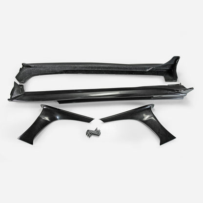 MITSUBISHI EVO 10 VRSV2 Wide Style Side Skirts with add on 4Pcs