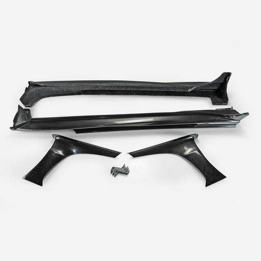 MITSUBISHI EVO 10 VRSV2 Wide Style Side Skirts with add on 4Pcs