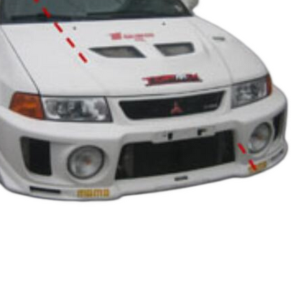 Mitsubishi 07-10 Lancer convert to EVO 5 6 wide body front bumper