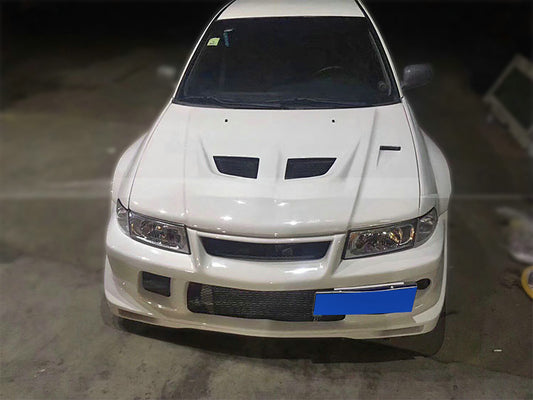 Mitsubishi 07-10 Lancer convert to EVO 5 6 V Type wide body front bumper