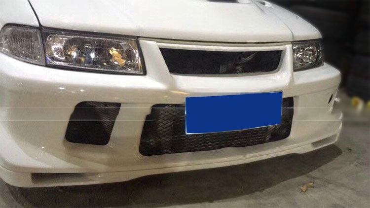 Mitsubishi 07-10 Lancer convert to EVO 5 6 V Type wide body front bumper