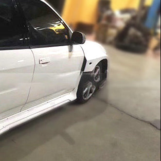 Mitsubishi 07-10 Lancer convert to EVO 5 6 V Type wide body front fender