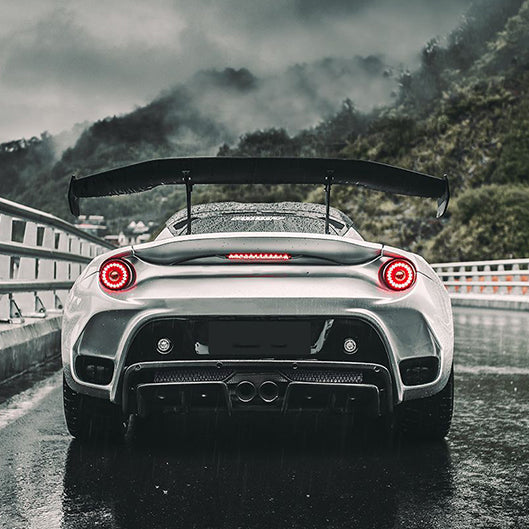 Lotus 10 onwards Evora S 400 410 430 GT430 Style Rear bumper with rear lip & diffuser (4pcs)