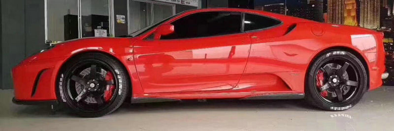 FERRARI F430 P TYPE side skirt add on 4pcs