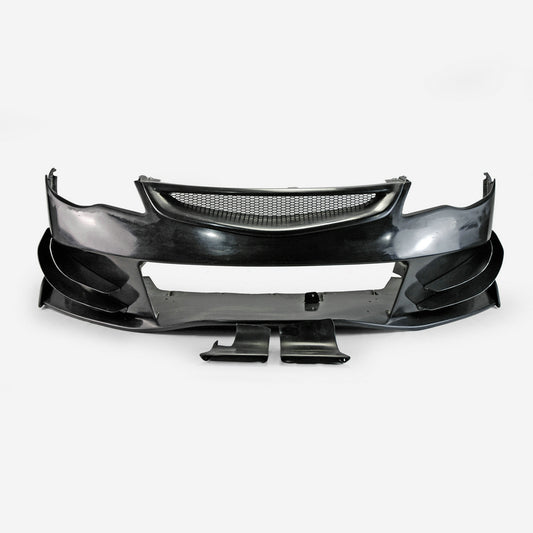 Honda 06-11 Civic FD2 JS Style Front bumper with canard