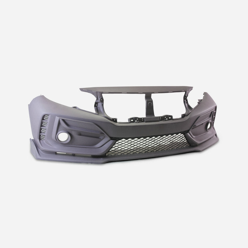 Honda FK7 convert to FK8 Front Bumper with Front Lip