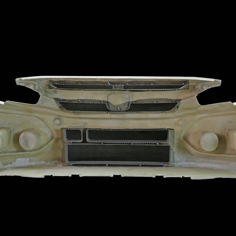 Honda Civic FK7 TCR Type wide body front bumper with fog light cover