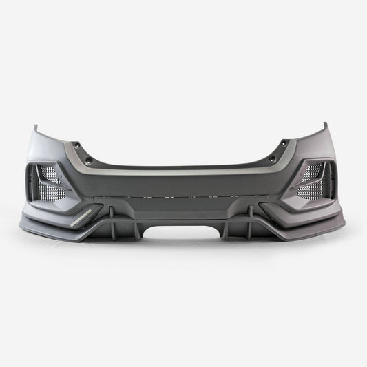 Honda FK7 convert to FK8 Rear Bumper with Rear Lip