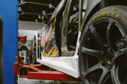 Honda Civic FK7 TCR Type wide body side skirt