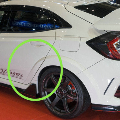 Honda Civic Type R FK8 VRSAR1 Style Rear fender trim (5 Door Hatch)