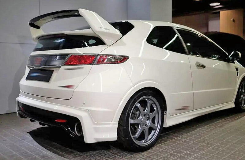 Honda 07-11 Civic FN2 FN Type R MUG Style Rear bumper with exhaust tip