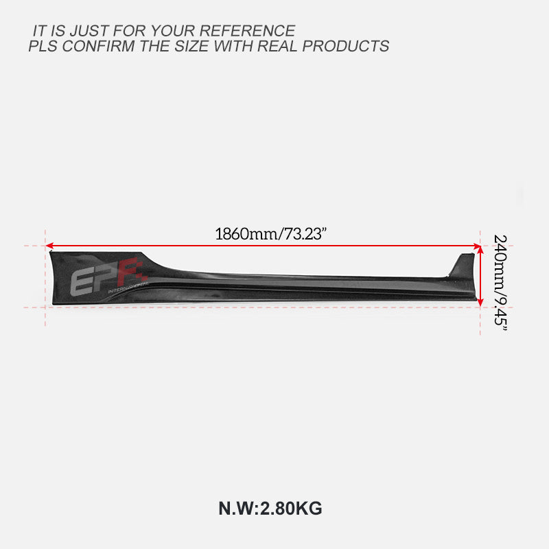 TOYOTA 11-18 FT86 GT86 ZN6 AG Type side skirt