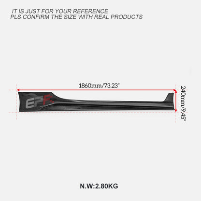 TOYOTA 11-18 FT86 GT86 ZN6 AG Type side skirt