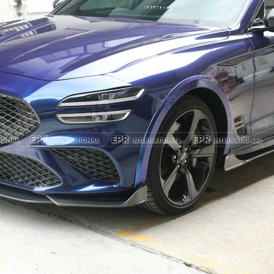 Genesis 2022 G70 facelift Hyperblade front wheel arch