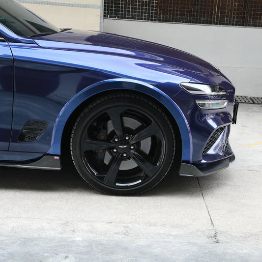 Genesis 2022 G70 facelift Hyperblade front wheel arch