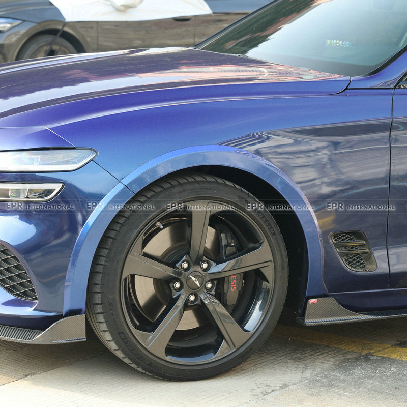Genesis 2022 G70 facelift Hyperblade front wheel arch