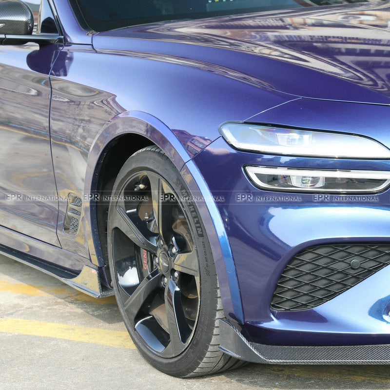 Genesis 2022 G70 facelift Hyperblade front wheel arch