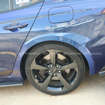 Genesis 2022 G70 facelift Hyperblade rear wheel arch